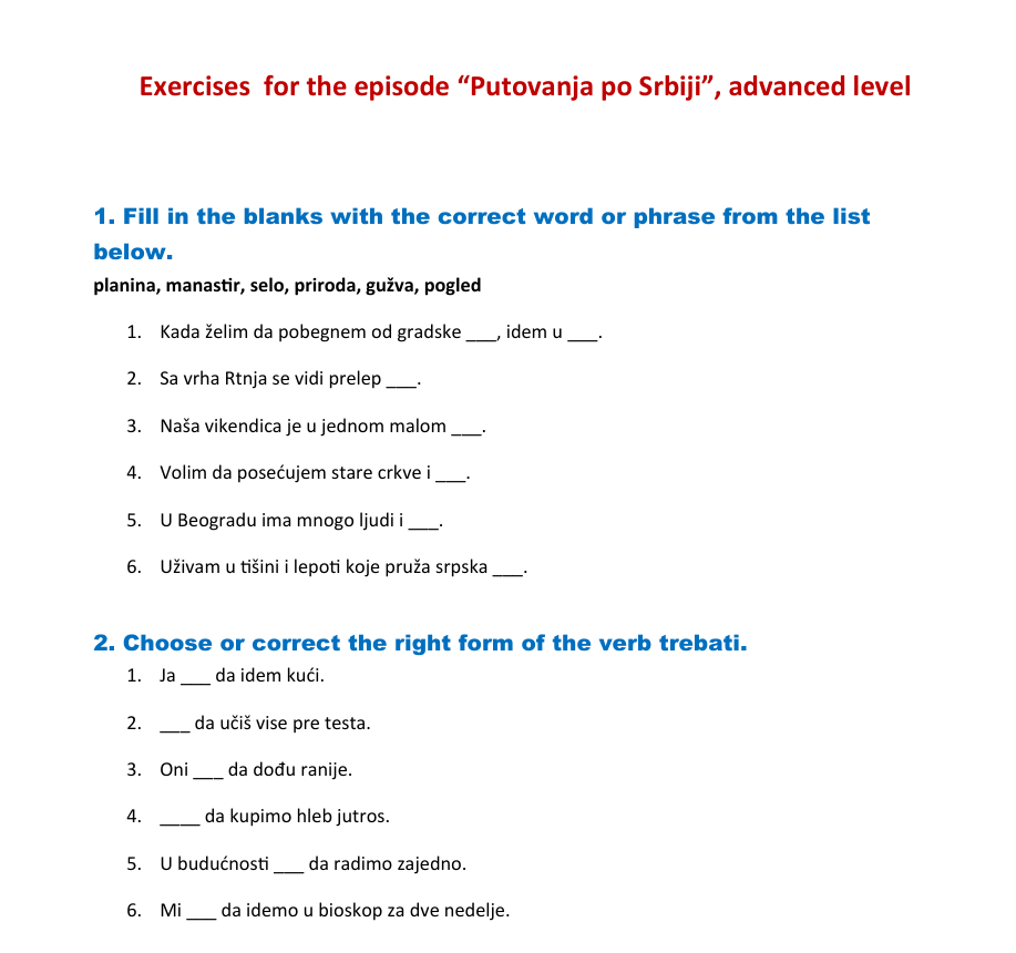 exercises advanced